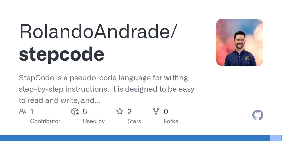 GitHub - RolandoAndrade/stepcode