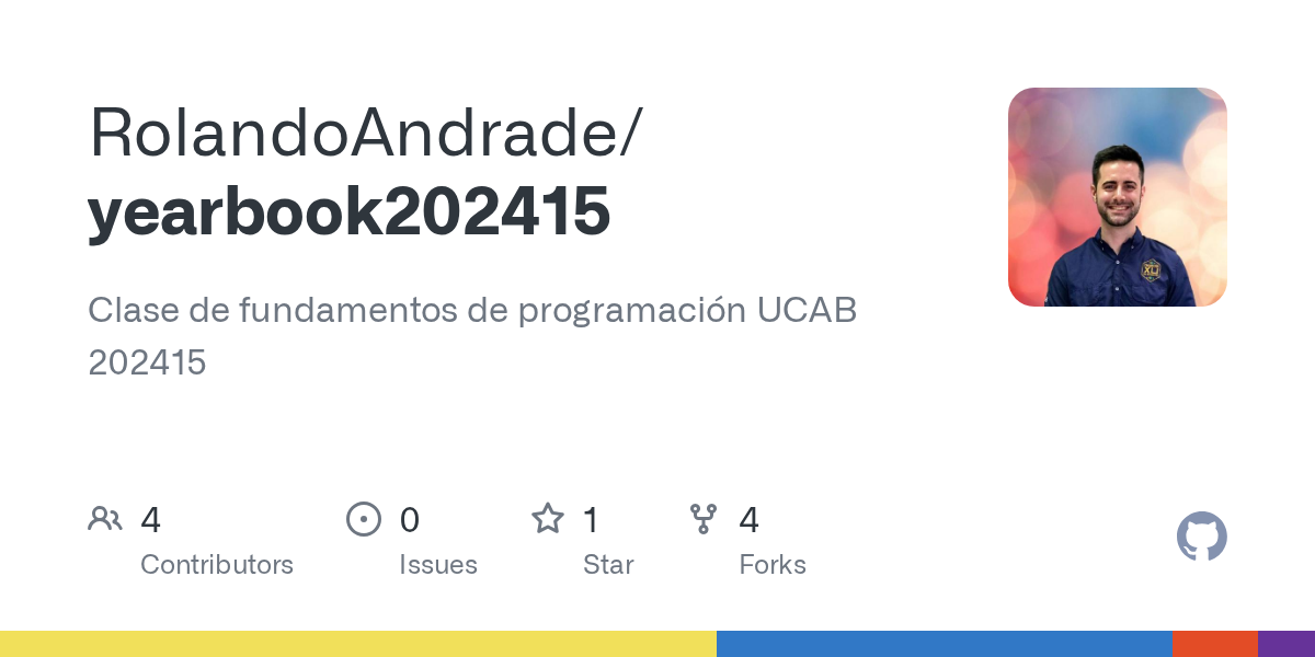 GitHub - RolandoAndrade/yearbook202415