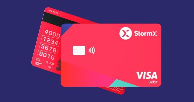 StormX Card. Result of the Unbanked and StormX partnership.
