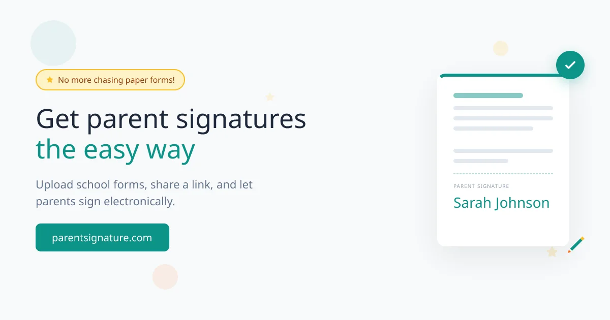 ParentSignature Project Preview